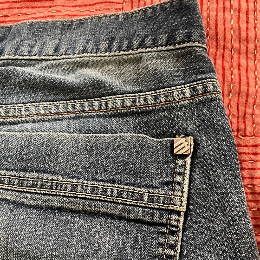 Brody Mens size W34L28.5 blue faded Jeans - Picture 11 of 15
